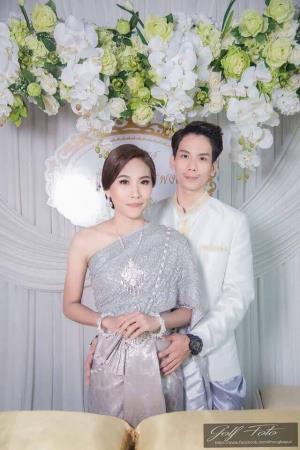 ชุดไทยเจ้าสาว ชุดไทยจักรพรรดิ์ เช่าที่แบมบี้ เวดดิ้ง ห้วยขวาง